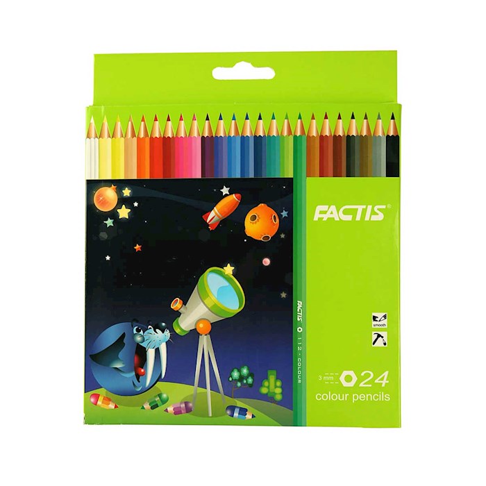 مداد رنگی 24 رنگ فکتیس مدل 112 کد 007