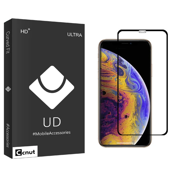 محافظ صفحه نمایش کوکونات مدل UD Black مناسب برای گوشی موبایل اپل iPhone XS Max