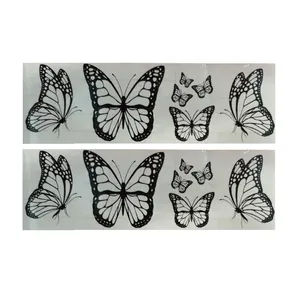 کاغذ چسب دار مدل اسکرپ بوک طرح پروانه بسته 2 عددی