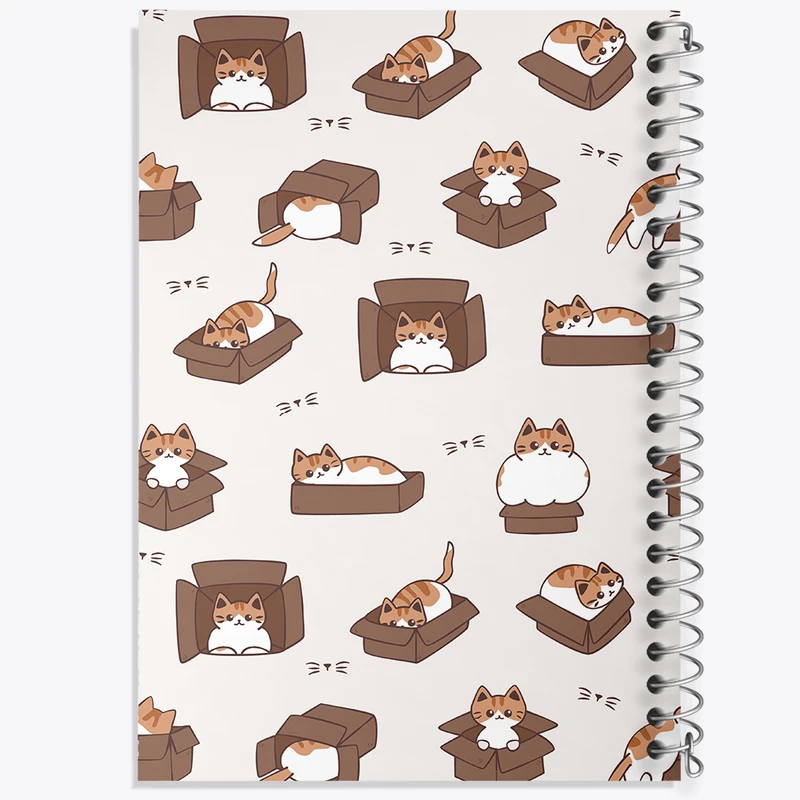 دفتر لیست خرید 50 برگ خندالو طرح گربه (Cat) کد N447