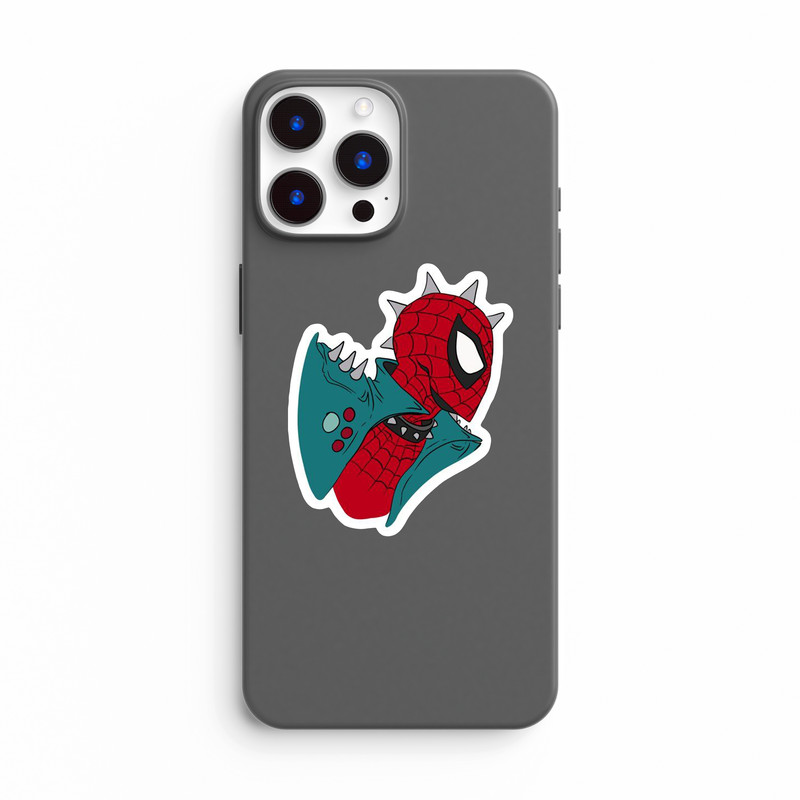 استیکر لپ تاپ و موبایل بووم طرح فیلم مدل Spider Punk کد KT38