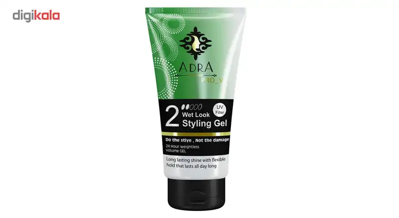 ژل حالت دهنده  مو  آدرا مدلWet Look Styling Gel حجم 150 میلی لیتر