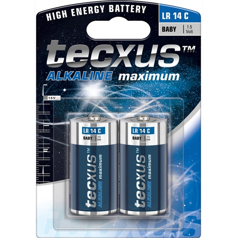 باتری سایز متوسط تکساس مدل Alkaline Maximum - بسته 2 عددی