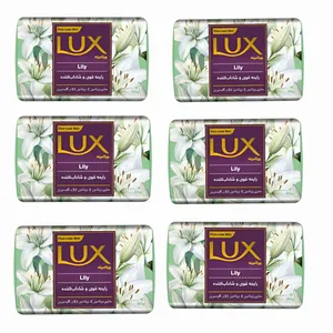 صابون شستشو صورت و بدن لوکس مدل شاداب مناسب برای انواع پوست وزن 90 گرم بسته 6 عددی