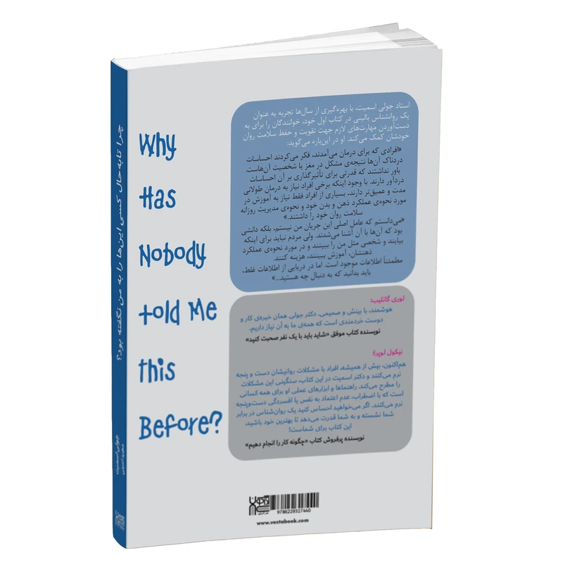 عکس شماره 3 : کتاب چرا تا به حال کسی این ها را به من نگفته بود؟ اثر دکتر جولی اسمیت نشر آذرگون