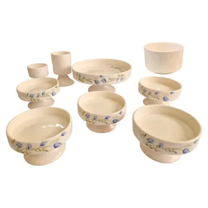 مجموعه ظروف هفت سین 9 پارچه مدل HS-NILOOFAR