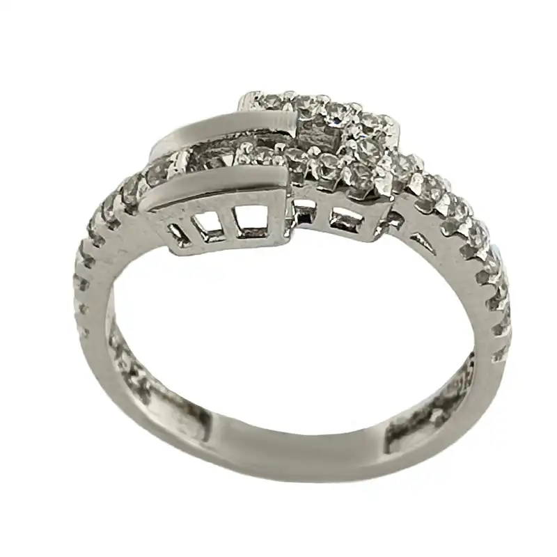 انگشتر نقره زنانه مدل جواهری JW5081