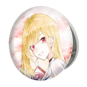 آینه جیبی خندالو طرح کیتاگاوا انیمه مای درس آپ دارلینگ مدل تاشو کد 23892 