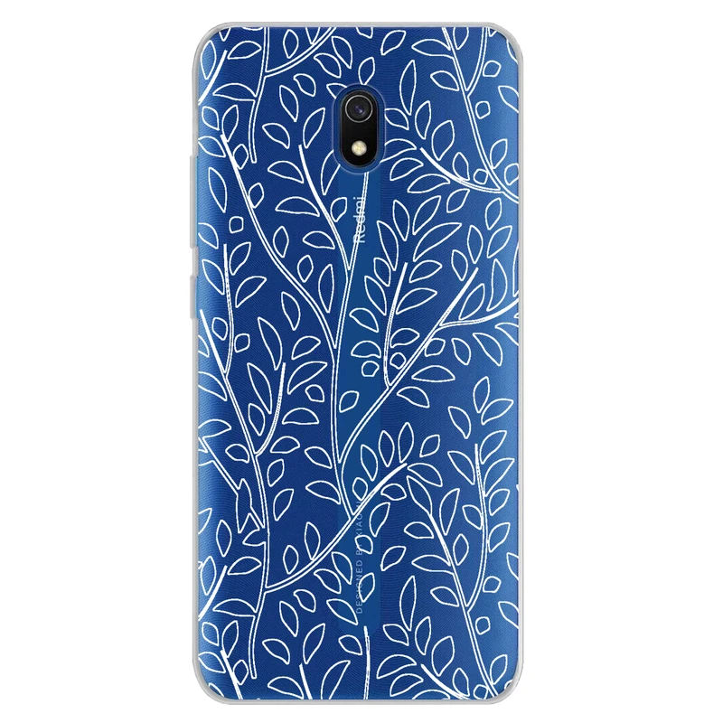کاور مگافون طرح برگ مدل C45-W مناسب برای گوشی موبایل شیائومی Redmi 8A