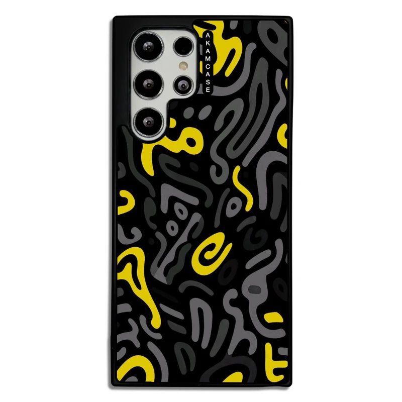 کاور آکام مدل AMC-WSGS22U-DOODLE4 مناسب برای گوشی موبایل سامسونگ Galaxy S22 Ultra