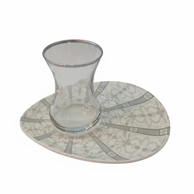 ست فنجان نعلبکی 12 پارچه 6 نفره ریور کد RM070