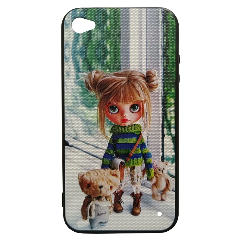 کاور مدل فانتزی کد 2-0 طرح عروسکی مناسب برای گوشی موبایل اپل iPhone 4/4s