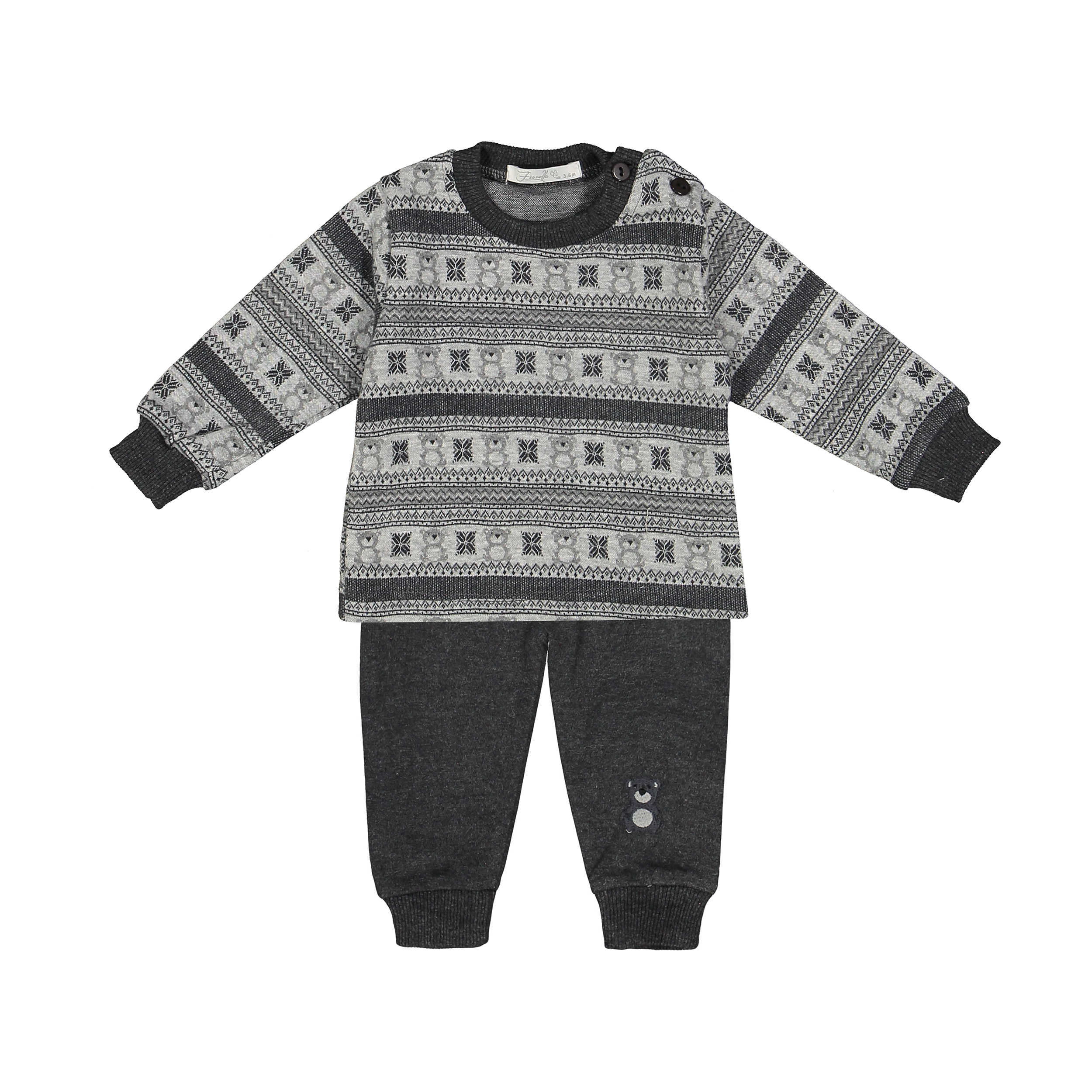 ست پلیور و شلوار نوزادی فیورلا مدل 2091258-93