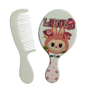 ست شانه و برس کودک مدل P51 طرح لبوبو مجموعه 2 عددی 