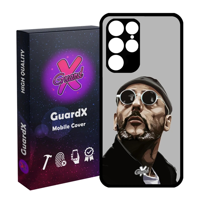 کاور گارد ایکس طرح Leon مدل Glass10108 مناسب برای گوشی موبایل سامسونگ Galaxy S22 Ultra