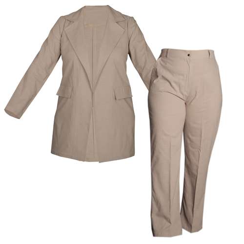 مانتو و شلوار زنانه مدل نخی Z1011