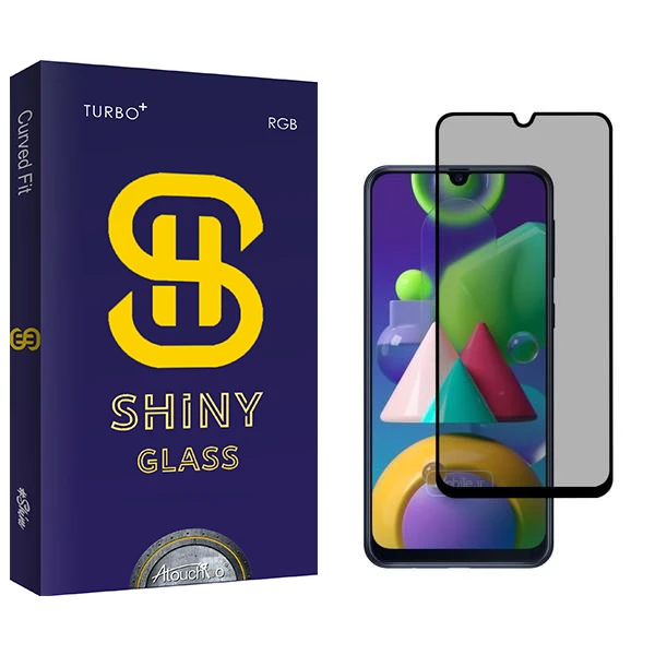 محافظ صفحه نمایش حریم شخصی آتوچبو مدل Shiny مناسب برای گوشی موبایل سامسونگ Galaxy M21
