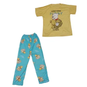 ست تی شرت آستین کوتاه و شلوار زنانه مدل N16