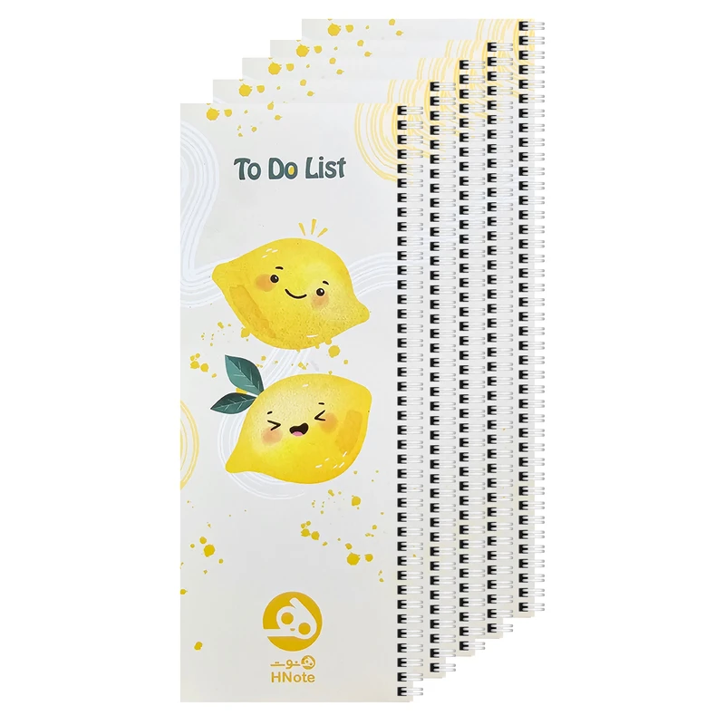 دفتر برنامه ریزی ۸۰ برگ هـ‌نوت مدل تودو طرح Lem مجموعه ۵ عددی