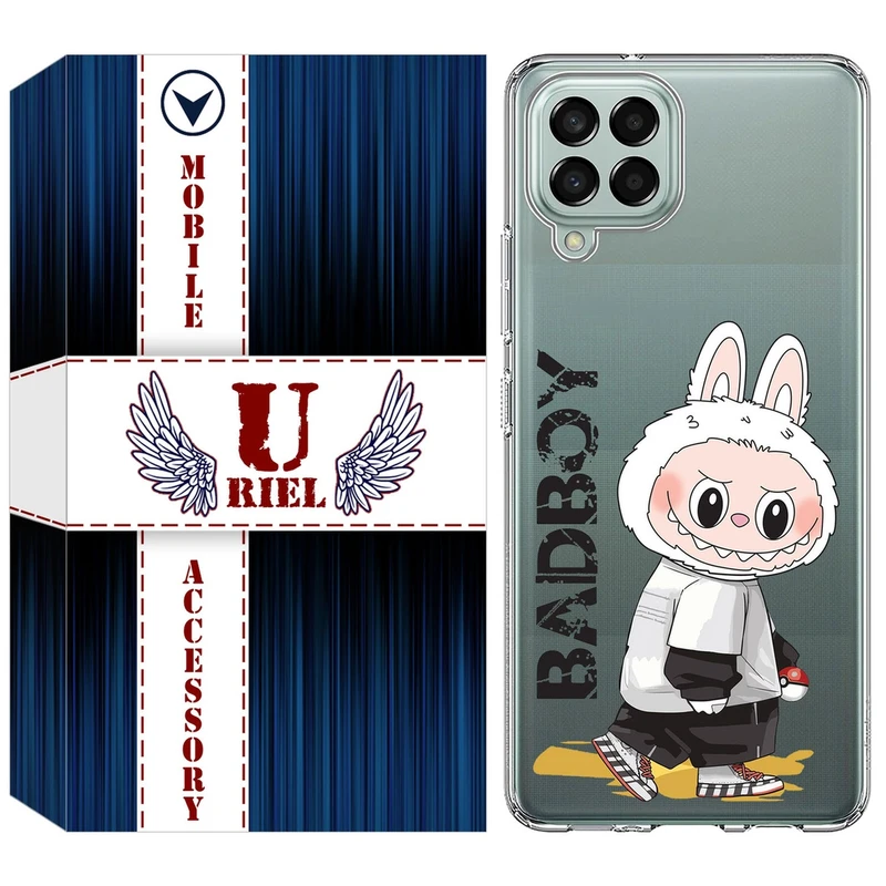 کاور یوریل مدل Clear کد 103 طرح لبوبو Labubu مناسب برای گوشی موبایل سامسونگ Galaxy A12 / A12 Nacho / M12