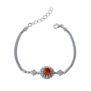    دستبند نقره زنانه بازرگانی میلادی کد DP_123