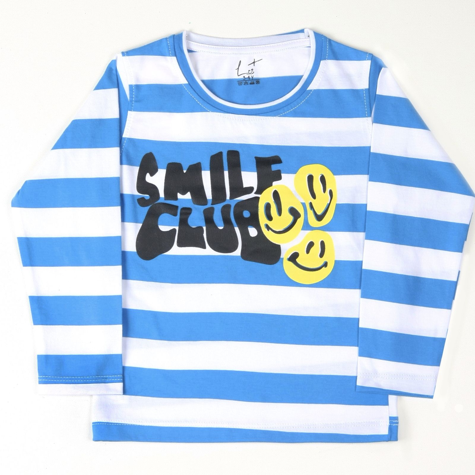 تی شرت آستین بلند بچگانه لینتل مدل -smile -0070 -  - 1