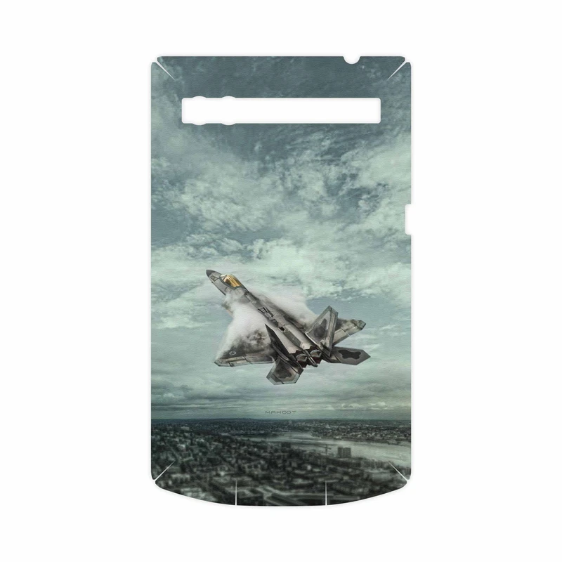 برچسب پوششی ماهوت مدل F-22 Raptor-FullSkin مناسب برای گوشی موبایل بلک بری P9983