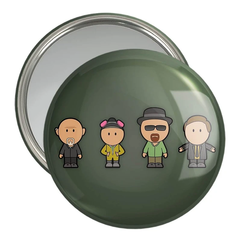 آینه جیبی خندالو مدل سریال بریکینگ بد Breaking Bad  کد 13295