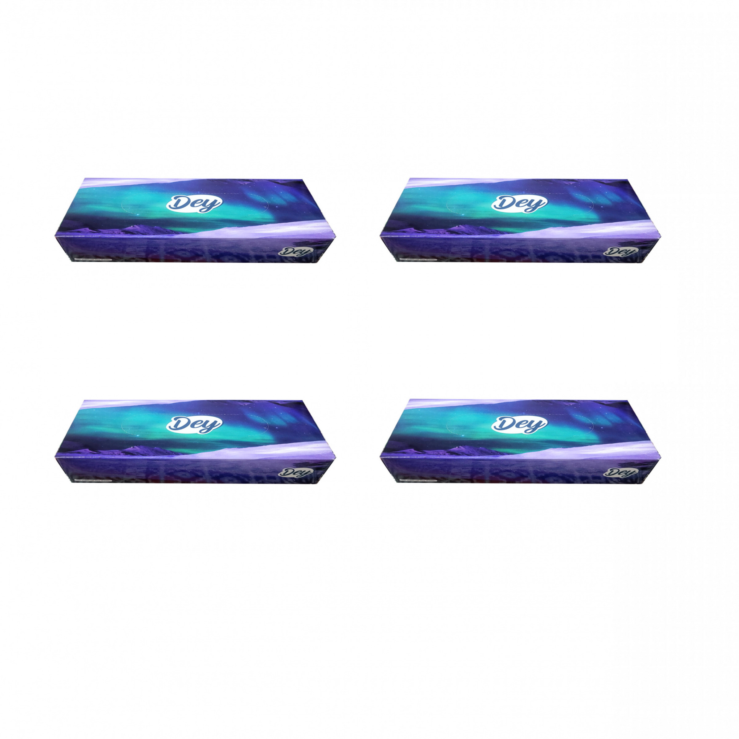 دستمال کاغذی 200 برگ دی مدل جعبه‌ای مجوعه 6 عددی