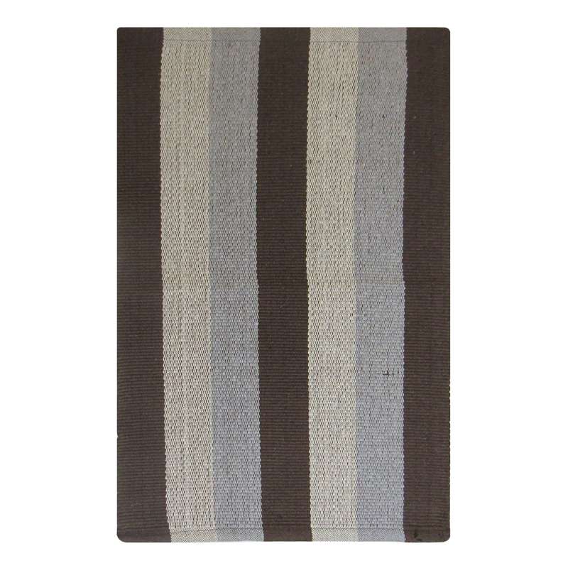 گلیم ماشینی هوم اند لایف مدل هیلدا طرح راه راه کد 950002