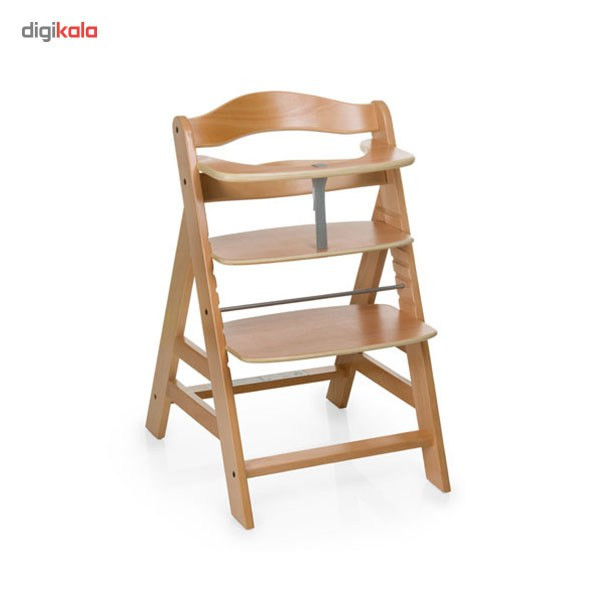 صندلی غذاخوری چوبی هاوک مدل AlphaNatural
