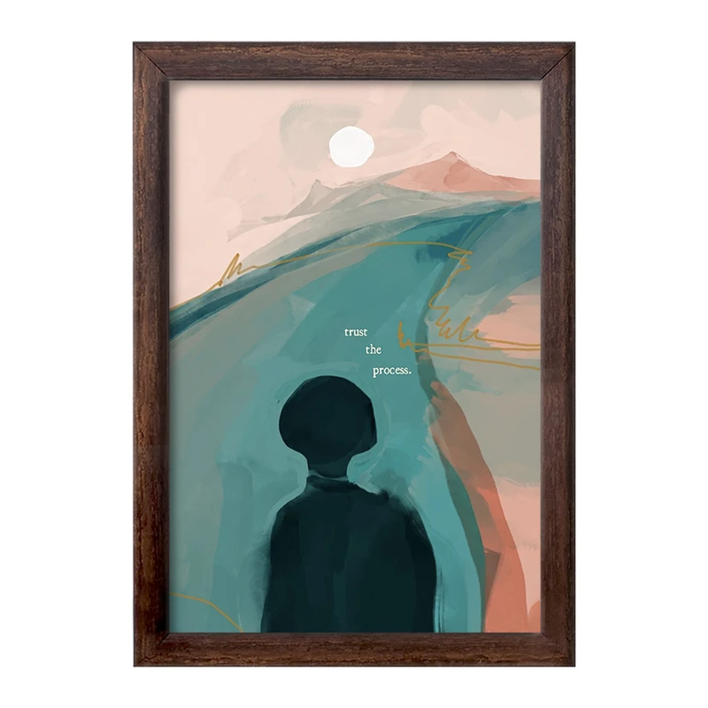 تابلو خندالو طرح دکوراتیو (decorative) کد F1733