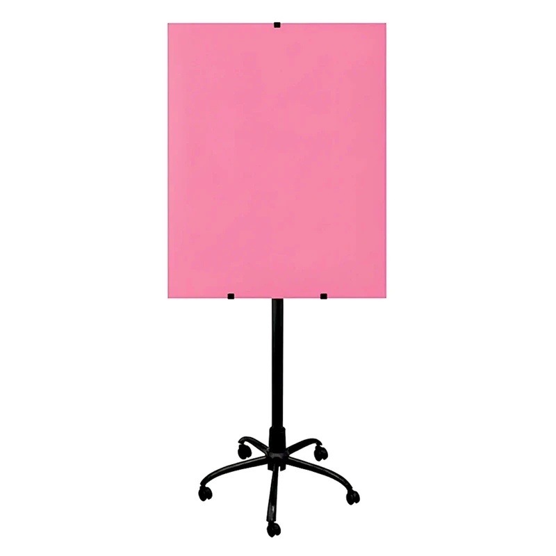 تخته وایت برد شیشه ای  مدل AR-po510 سایز 80×100 سانتی متر به همراه پایه نگهدارنده