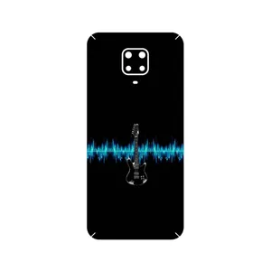 MAHOOT Electric Guitar Cover Sticker for Xiaomi Redmi Note 9 Pro