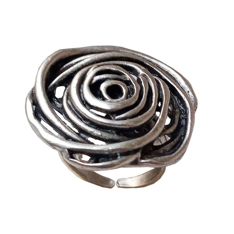 انگشتر زنانه مدل گل کد GO-411