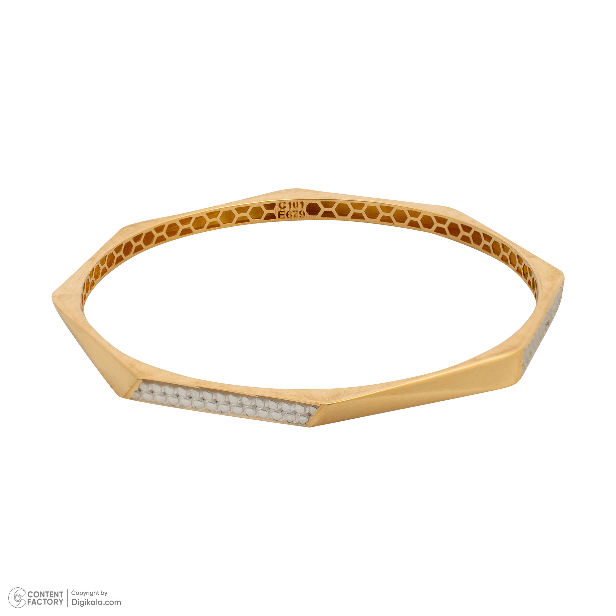 النگو طلا 18 عیار زنانه رستا گالری مدل هشت‌پر 14030211