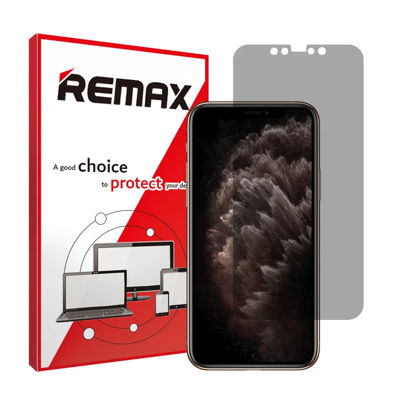 محافظ صفحه نمایش حریم شخصی ریمکس مدل HyPRV مناسب برای گوشی موبایل اپل iPhone 11 Pro Max