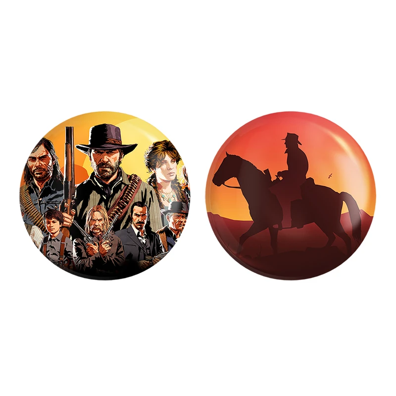 مگنت خندالو طرح رد دد Red Dead کد 1029010299 مجموعه 2 عددی