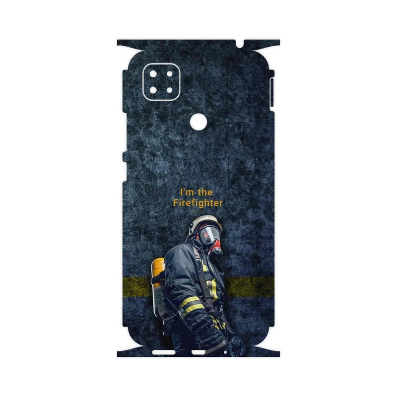 برچسب پوششی ماهوت مدل Firefighter-FullSkin مناسب برای گوشی موبایل شیائومی Poco C31
