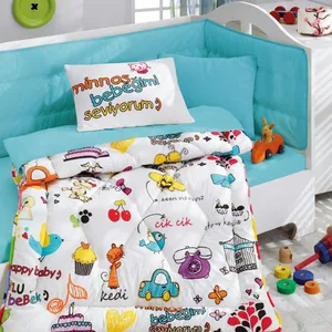 Cotton Box Multu Bebek Beyaz Child Sleep Set 1 Person 6 Pcs