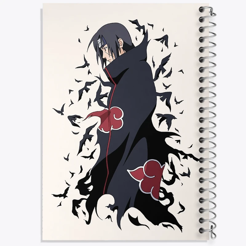 دفتر نت موسیقی 50 برگ خندالو مدل انیمه ناروتو (Naruto) کد F1976