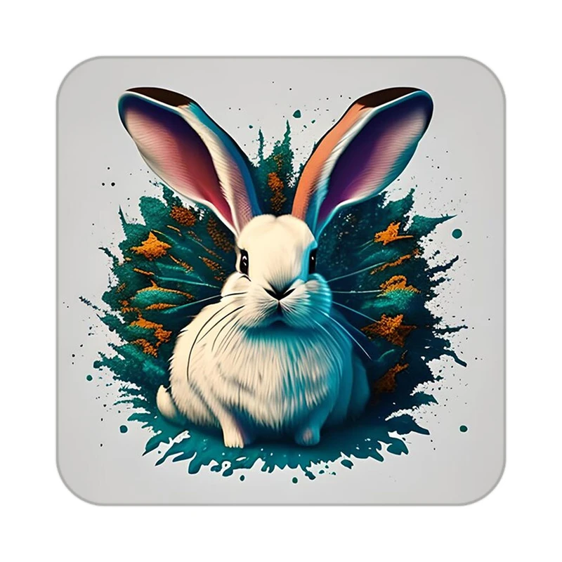 زیر لیوانی کاکتی طرح حیوانات رنگی مدل mp26729