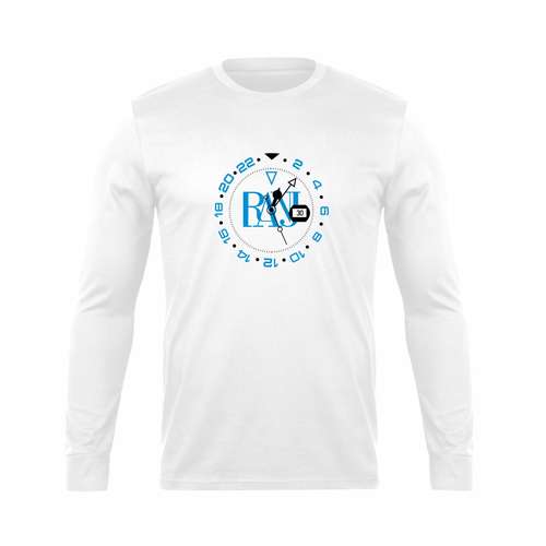 تی شرت آستین بلند مردانه رانژ مدل سایز بزرگ 130312 رنگ سفید