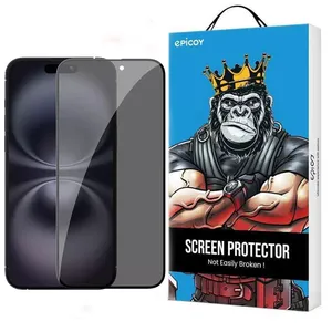 Glass Screen Protector Epicoy Privacy For Apple iPhone 16 / 15