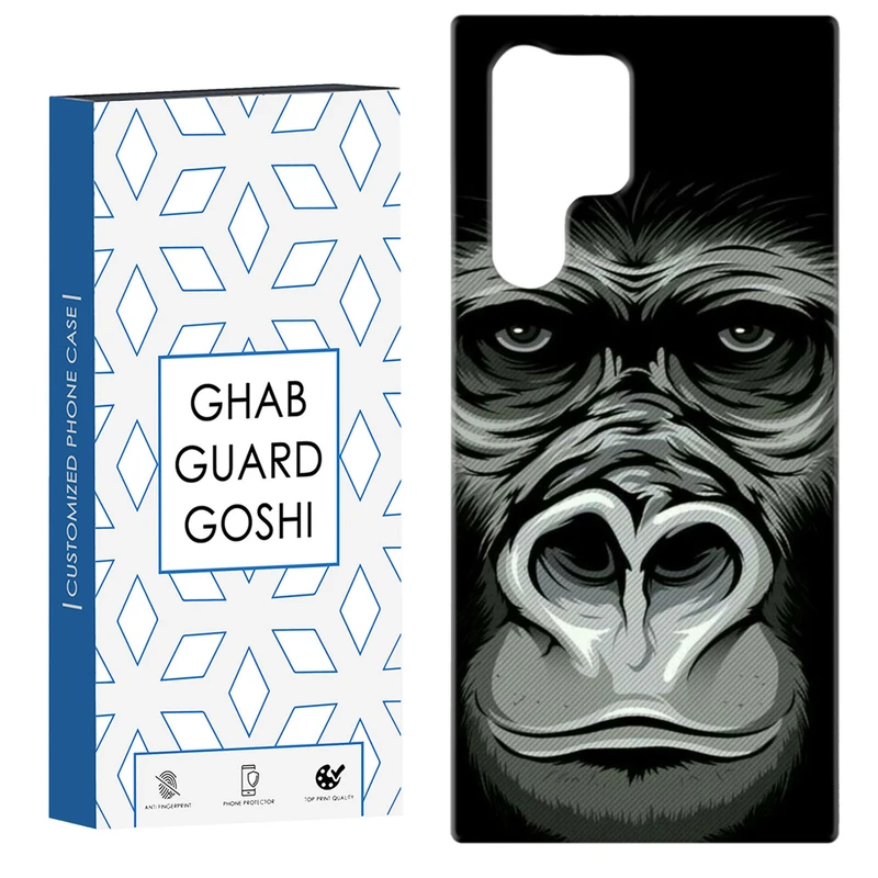 کاور قاب گارد گوشی طرح گوریل کد Dimo-686 مناسب برای گوشی موبایل سامسونگ Galaxy S22 ULTRA