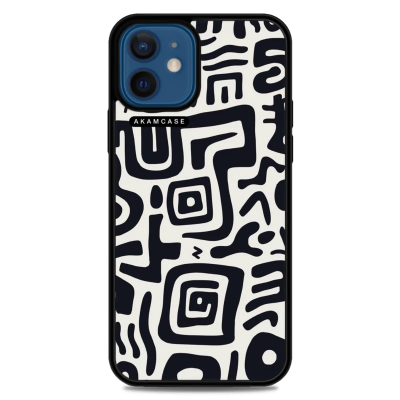 کاور آکام مدل AMC-WA12M-DOODLE7 مناسب برای گوشی موبایل اپل iPhone 12 Mini