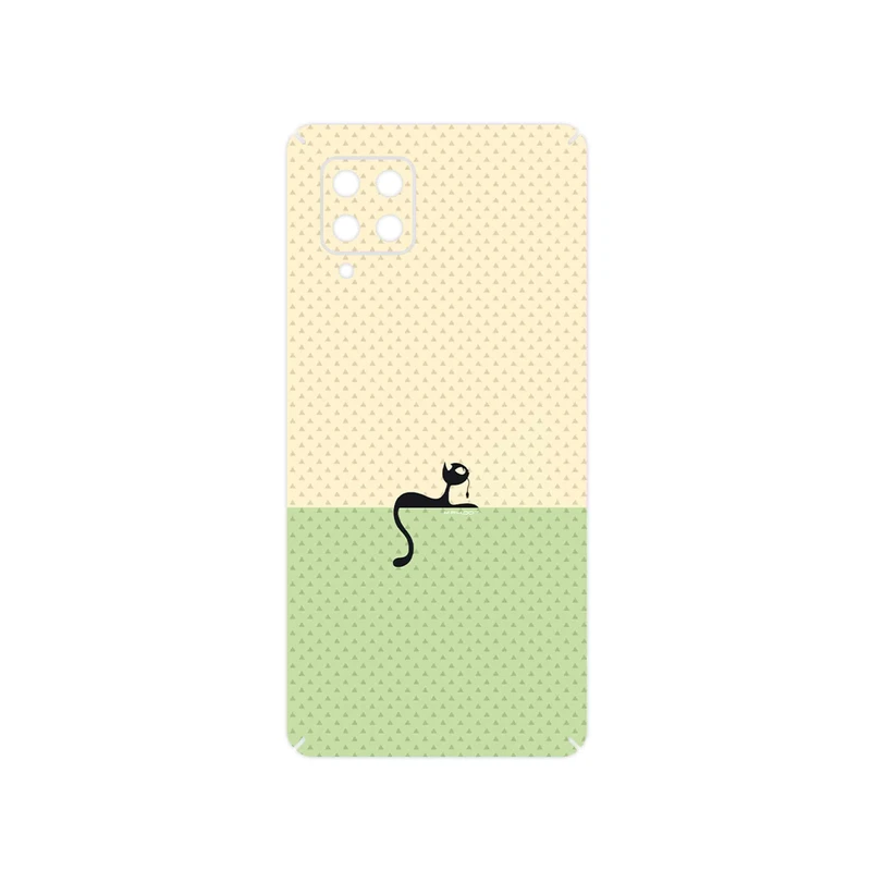برچسب پوششی ماهوت مدل Minimal Internet Cat Icon مناسب برای گوشی موبایل سامسونگ Galaxy A42