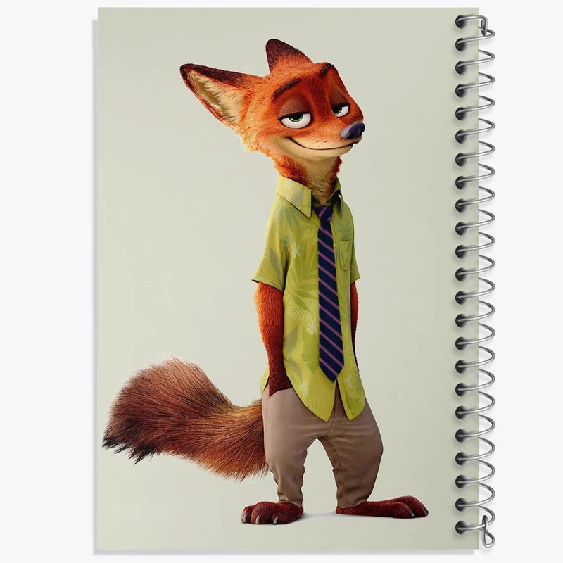 دفتر مشق 50 برگ خندالو مدل انیمیشن زوتوپیا   کد 1014