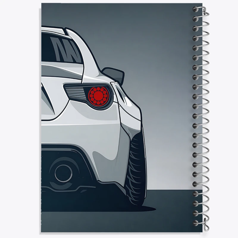 دفتر ژورنال نویسی 50 برگ خندالو مدل نقطه ای طرح ماشین اسپرت کد N2083