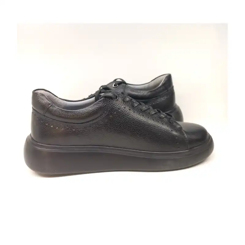 کفش روزمره زنانه سرزمین چرم کد 141745 رنگ مشکی